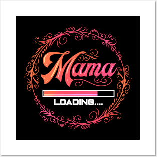 Mom Pregnancy Pregnant Mother Future Mama Loading Posters and Art